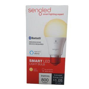 3/20 Sengled Smart LED Light Bulb Alexa Echo Bluetooth Mesh Soft White 800 Lumen